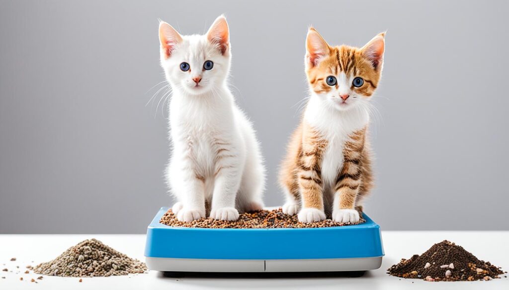 clay versus natural kitten litter