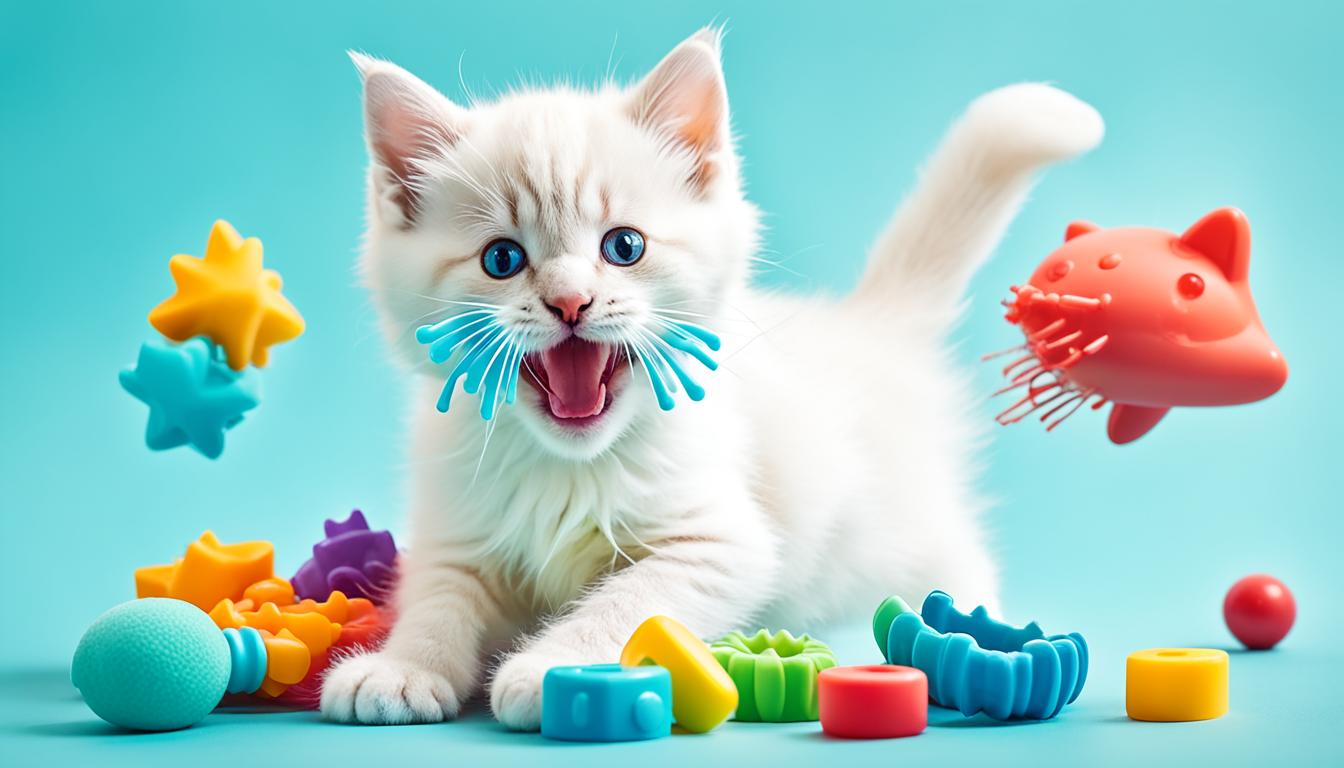 kitten teething toys