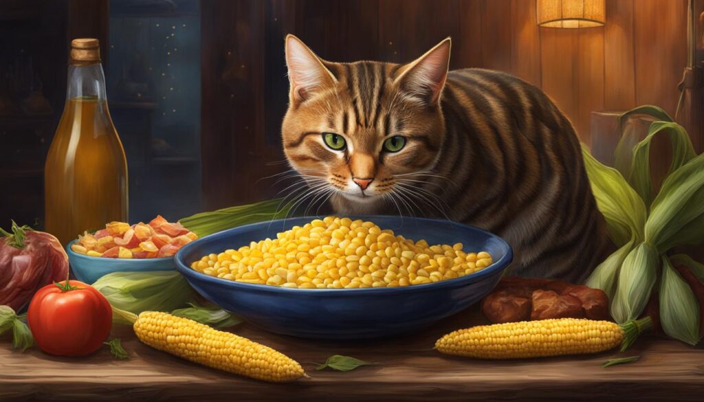 Feeding Corn to Cats