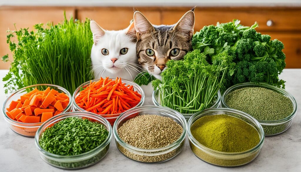 Healthy Cat Diet with Vegetable Alternatives