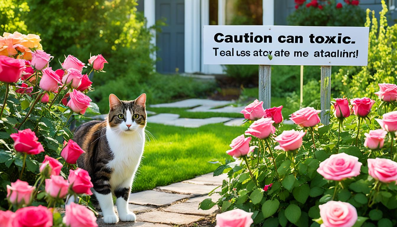 are roses toxic to cats