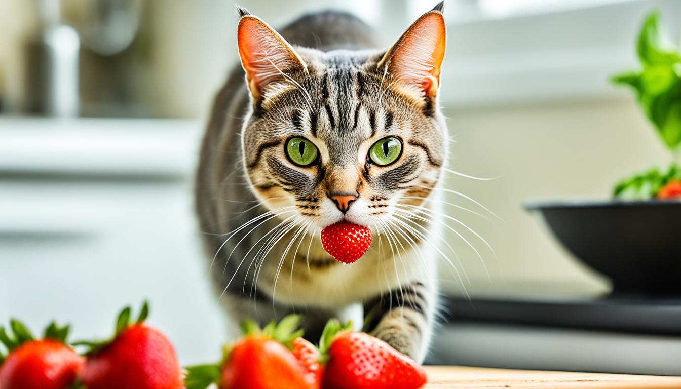 can cats have strawberries
