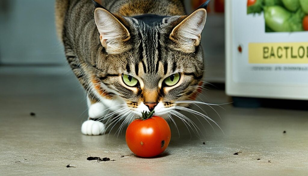 risks of feeding tomatoes to cats