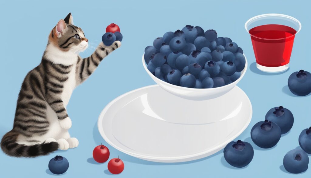 can cats eat blueberries portion sizes