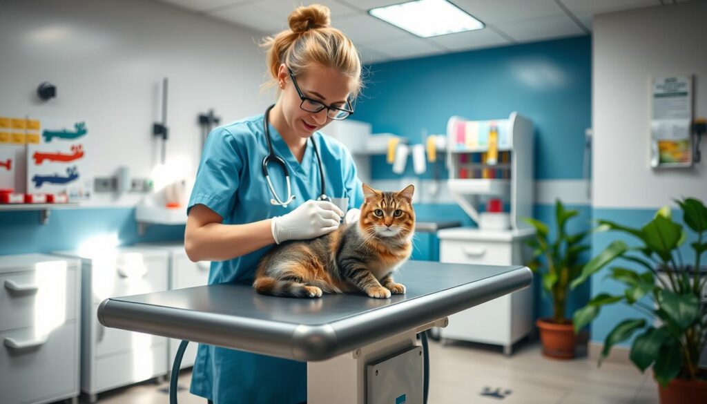 Cat health check-up