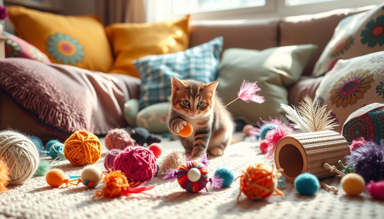 DIY cat toys and accessories