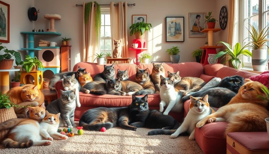 multi-cat household