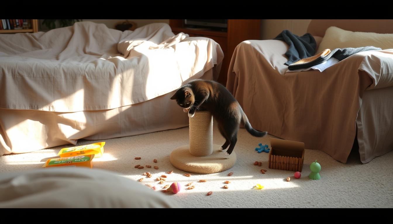 Preventing cat scratches